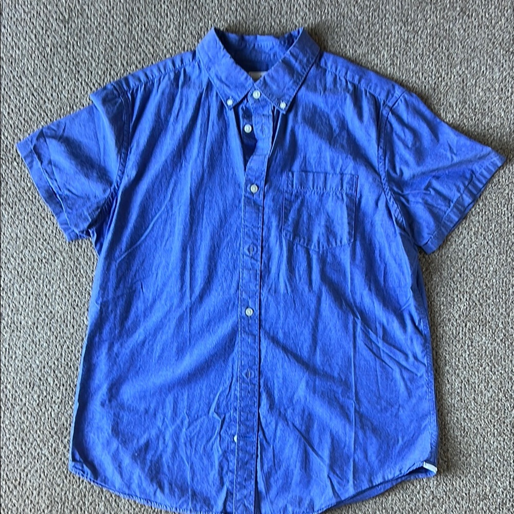GAP Blue Casual Button Down Shirt